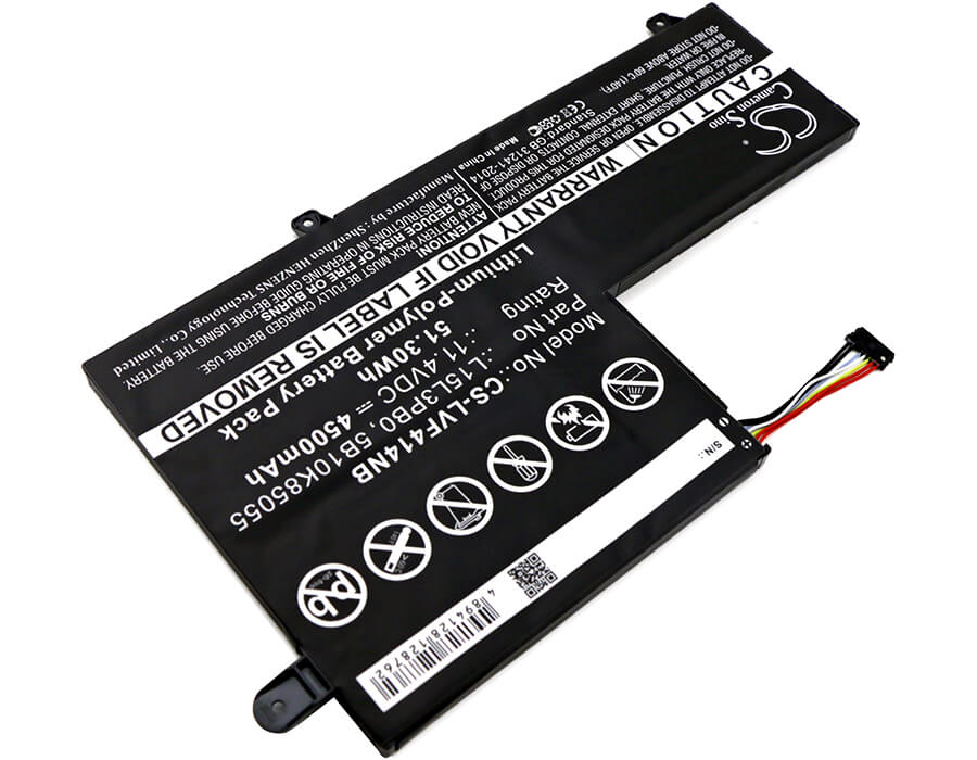 11.4V, 4500mAh, Li-Polymer Battery fits Lenovo, 7000-14, 80sa0002us, 51.3Wh