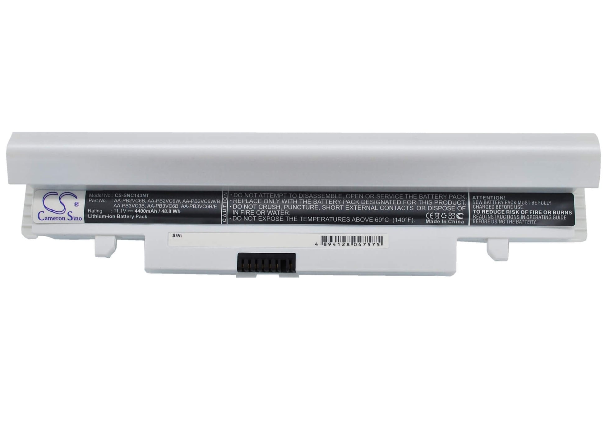 Pearl, 11.1V, 4400mAh, Li-ion Battery fits Samsung, Np-n143, Np-n143p, 48.84Wh