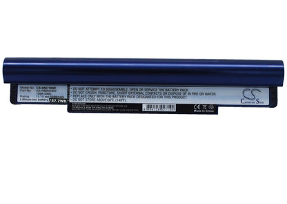 Blue, 11.1V, 5200mAh, Li-ion Battery fits Samsung, N110 (black), Np-n110, 57.72Wh