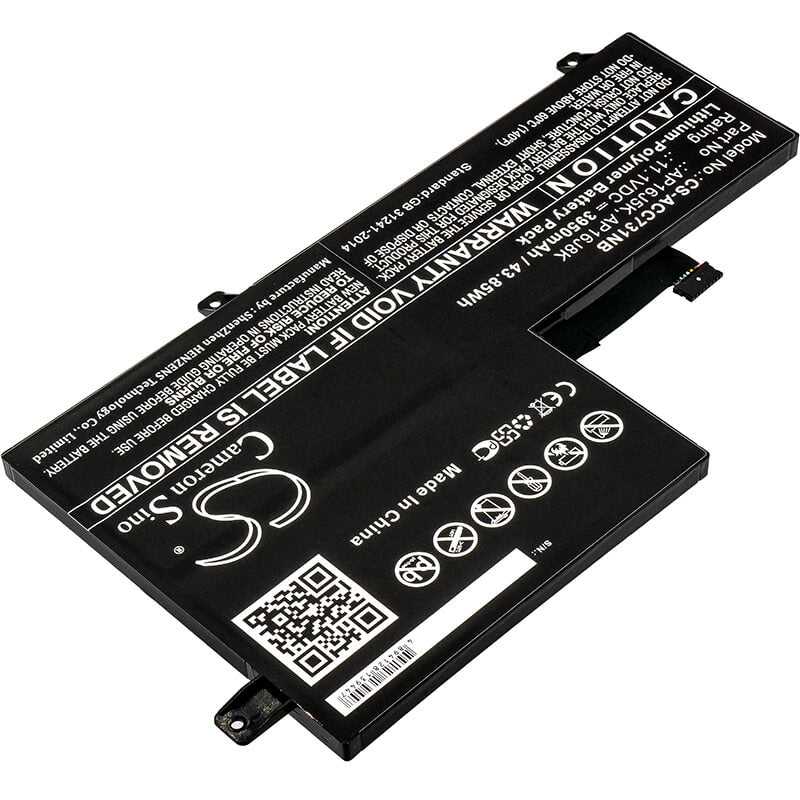 11.1V, 3950mAh, Li-Polymer Battery fits Acer, C731, C731-c78g, 43.845Wh