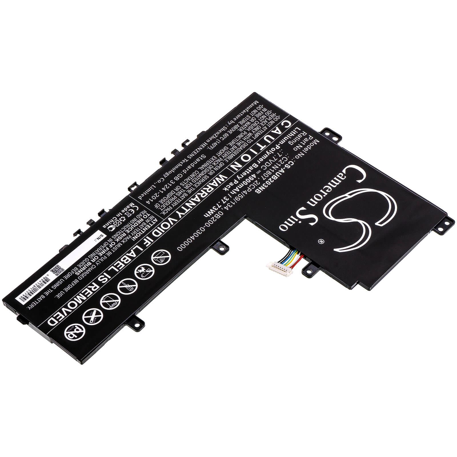 7.7V, 4900mAh, Li-Polymer Battery fits Asus, C223na, C223na-1a, 37.73Wh