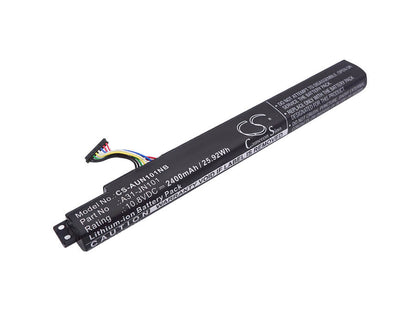 10.8V, 2400mAh, Li-ion Battery fits Asus, Jn101, 25.92Wh