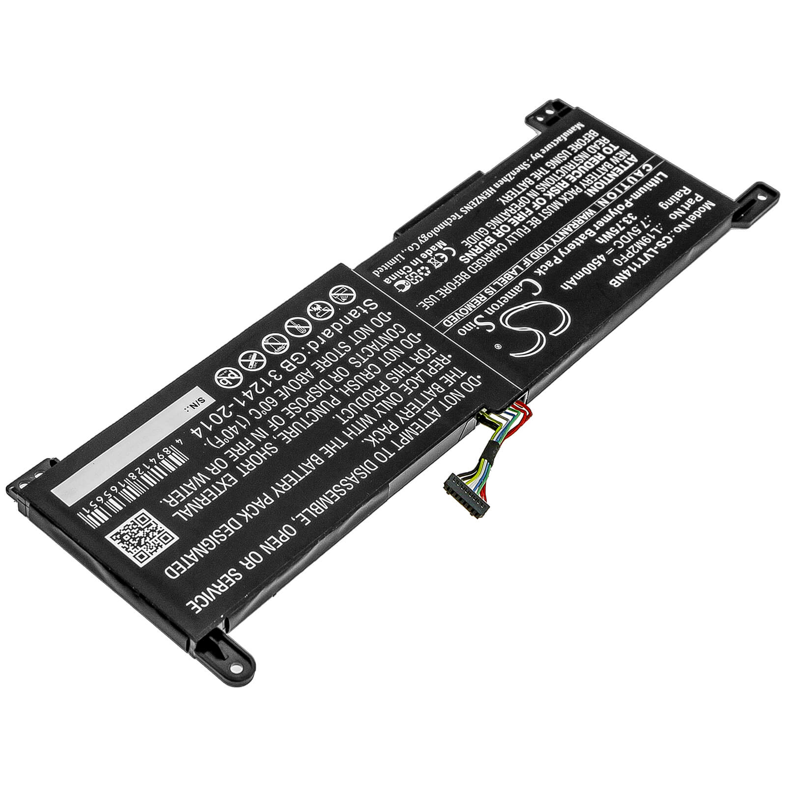 7.5V, 4500mAh, Li-Polymer Battery fits Lenovo, Ideapad 1-11ada05 82gv002bnz, Ideapad 1-11ada05(82gv), 33.75Wh