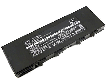 7.4V, 7400mAh, Li-ion Battery fits Dell, Latitude 12 (7204), Latitude 12 7204, 54.76Wh