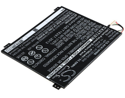 11.4V, 4700mAh, Li-Polymer Battery fits Acer, Ao1-431-c139, Ao1-431-c4xg, 53.58Wh