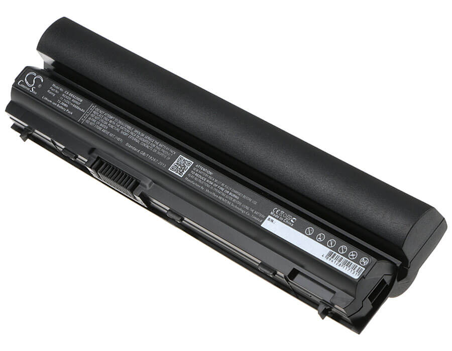 11.1V, 6600mAh, Li-ion Battery fits Dell, Latitude E5220, Latitude E6120, 73.26Wh