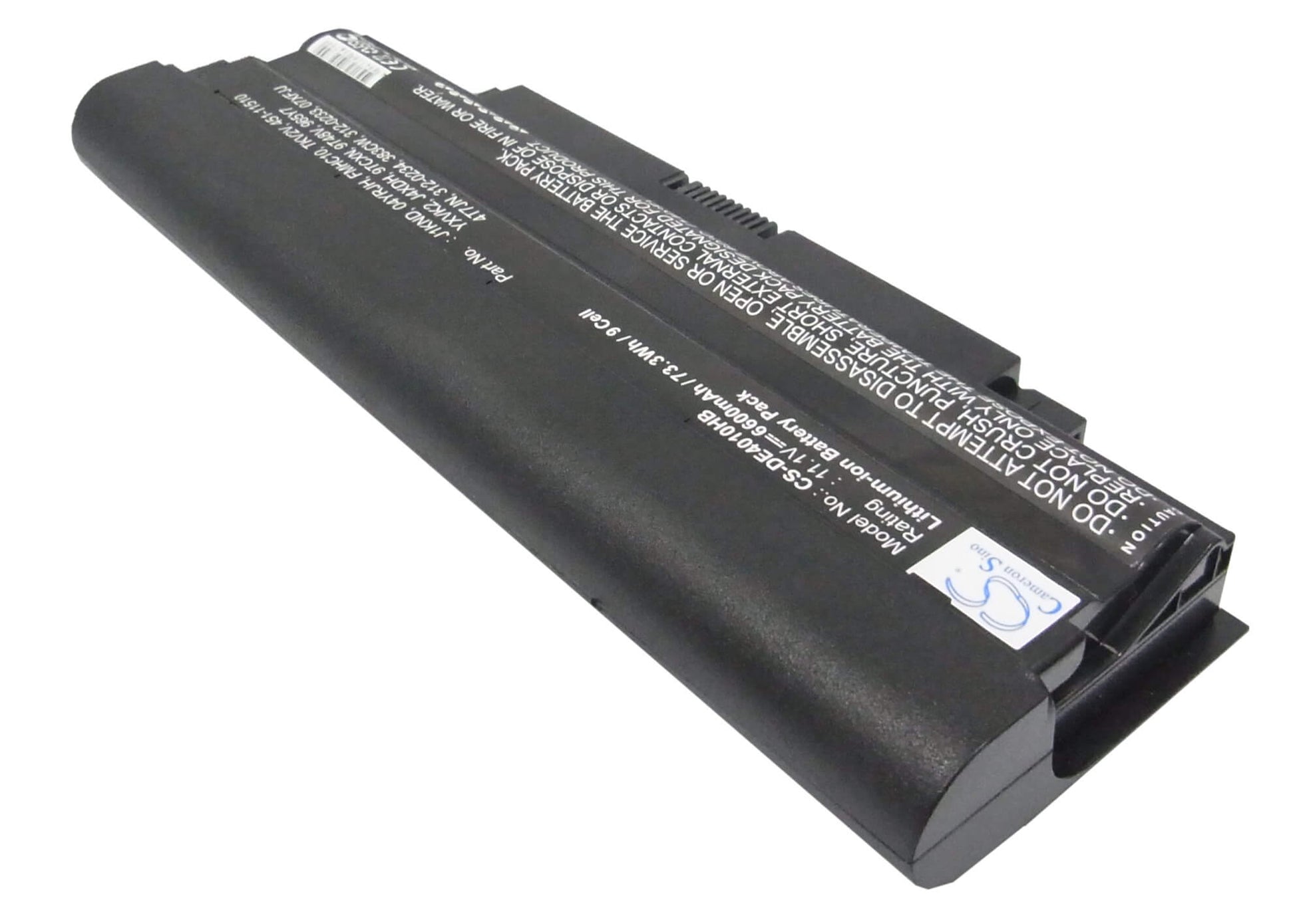 11.1V, 6600mAh, Li-ion Battery fits Dell, 1445, Inspiron 13r, 73.26Wh