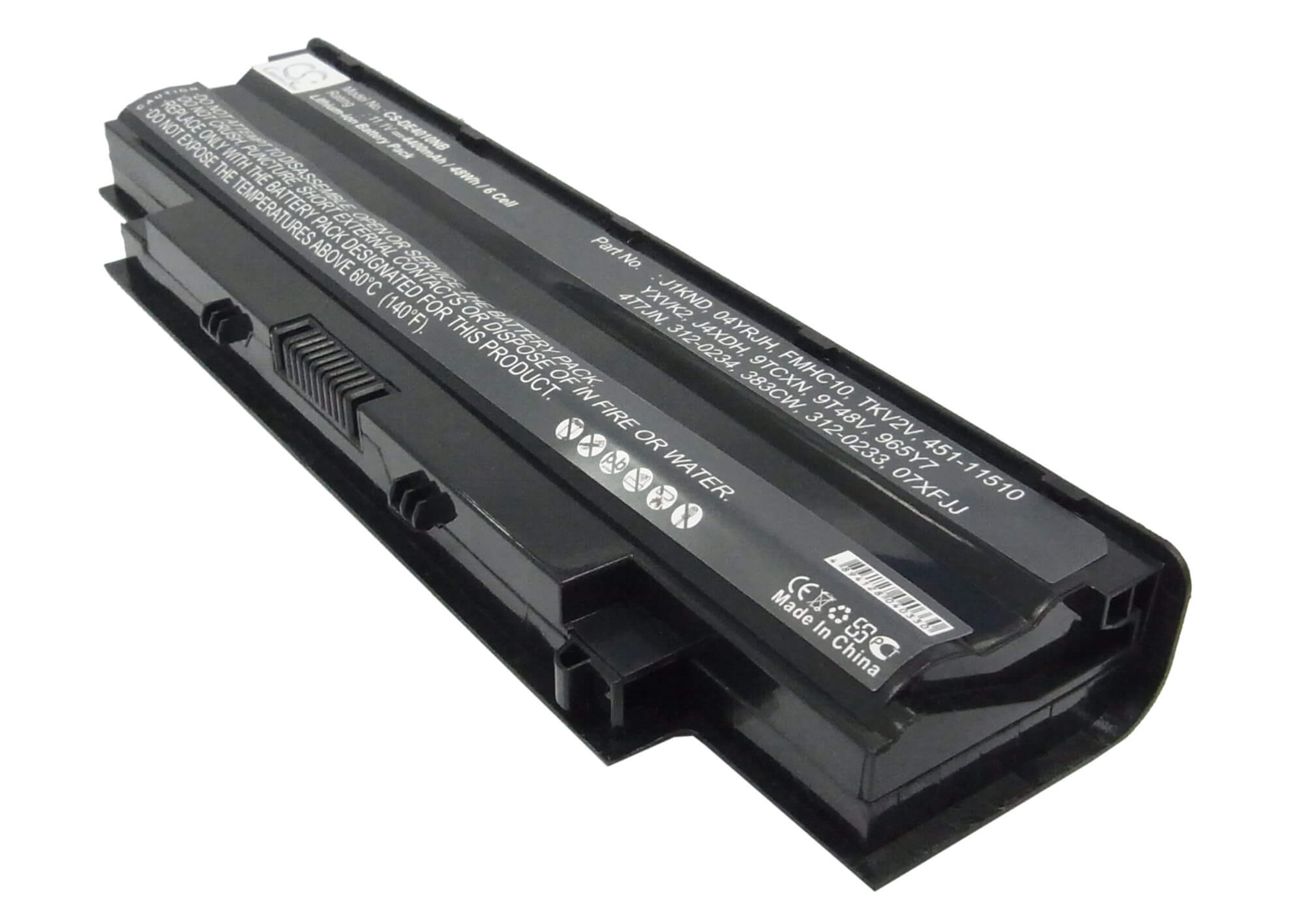 11.1V, 4400mAh, Li-ion Battery fits Dell, 1445, Inspiron 13r, 48.84Wh