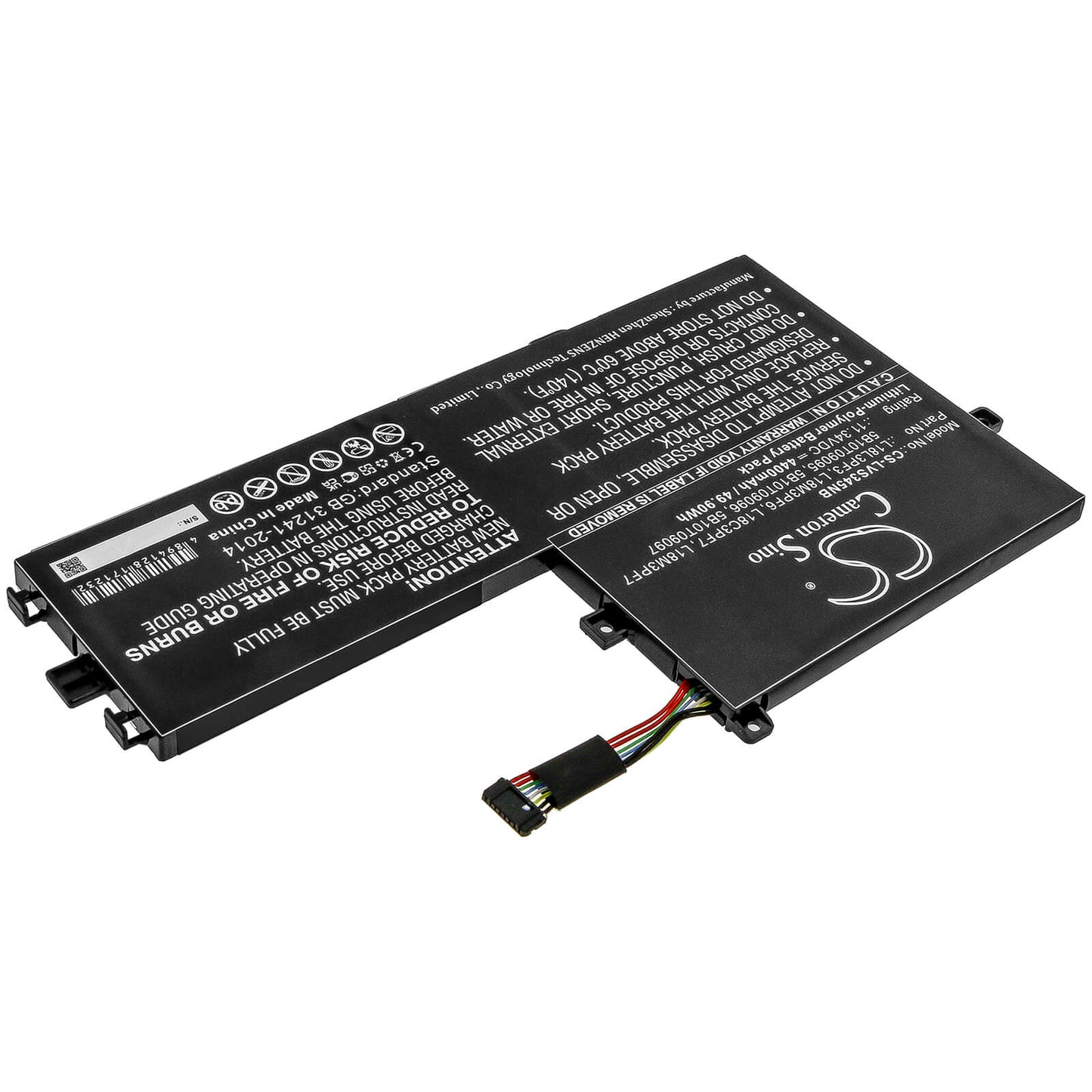 11.34V, 4400mAh, Li-Polymer Battery fits Lenovo, Ideapad C340 15, Ideapad C340-15iil 81xj0047au, 49.896Wh