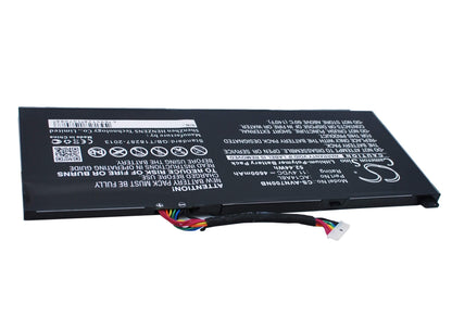 11.4V, 4600mAh, Li-Polymer Battery fits Acer, Aspire Vn7-591g-77fs, Aspire Nitro Vn7-571, 52.44Wh