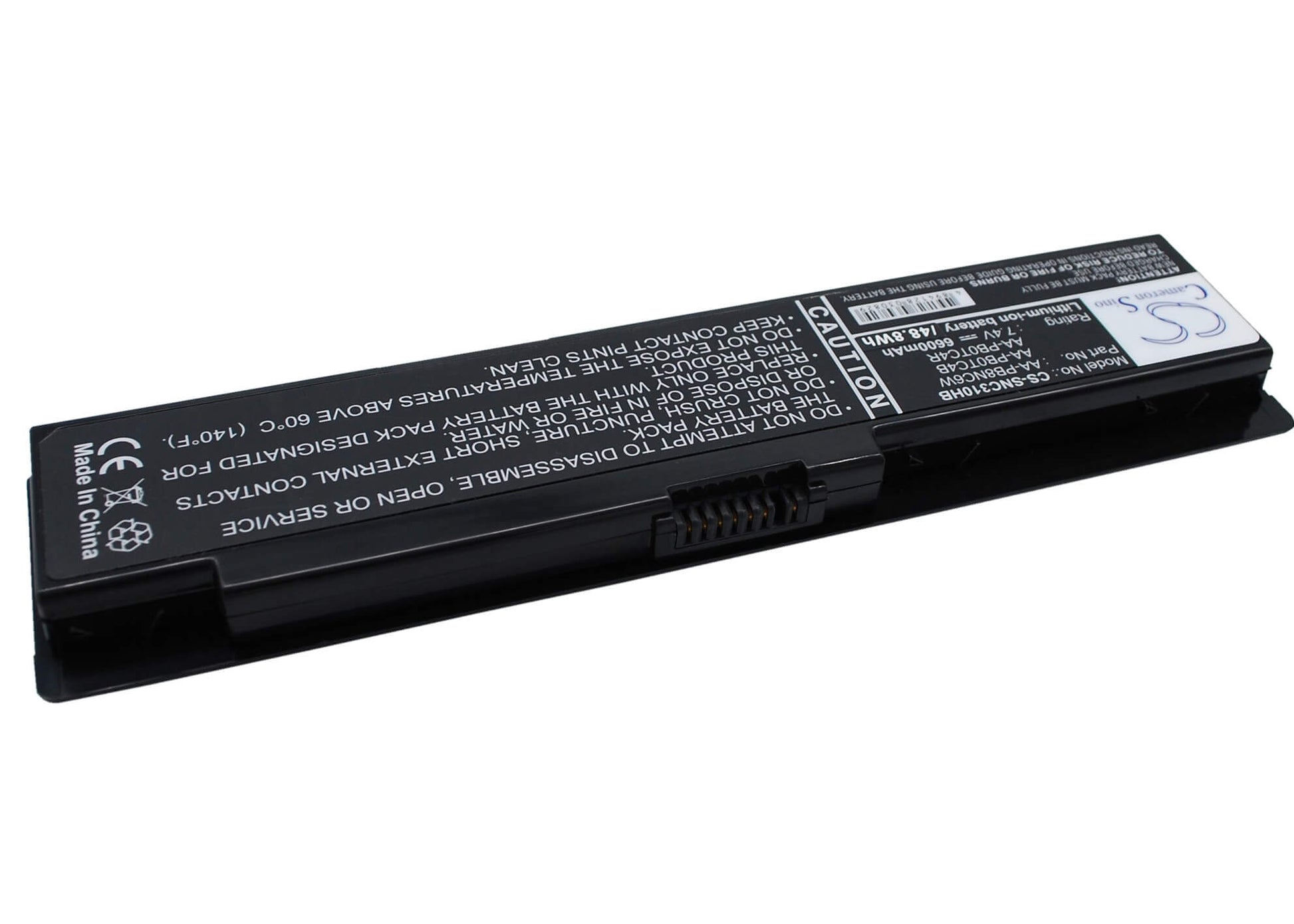 7.4V, 6600mAh, Li-ion Battery fits Samsung, 305u1z, N310, 48.84Wh