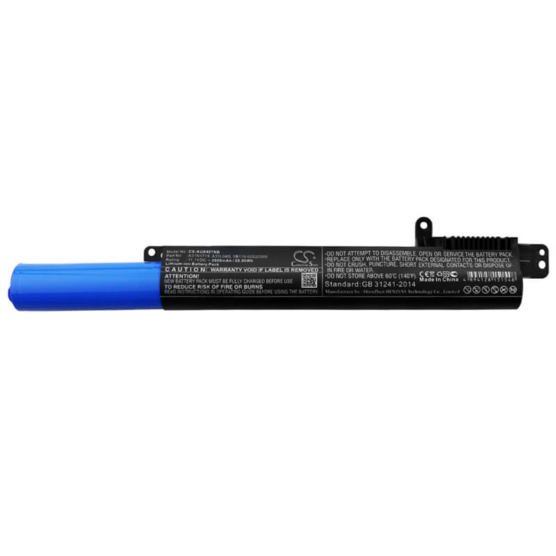11.1V, 2600mAh, Li-ion Battery fits Asus, A407u, A407ua, 28.86Wh