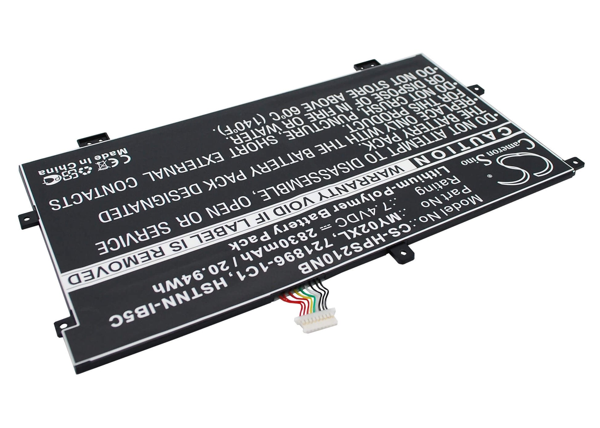 7.4V, 2830mAh, Li-Polymer Battery fits Hp, Pavilion 11", Pavilion 11-h000, 20.942Wh