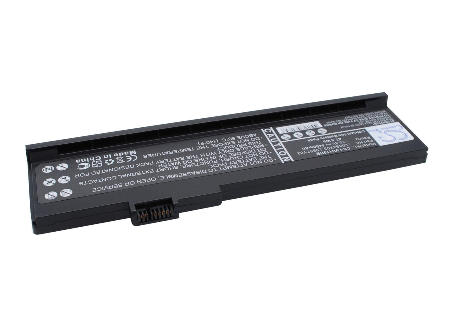 10.8V, 4400mAh, Li-ion Battery fits Lenovo, Ideapad U110, Ideapad U110 11306, 47.52Wh