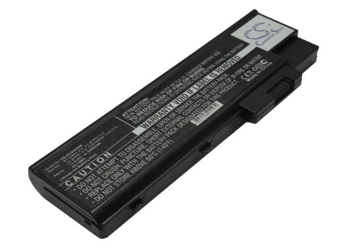 14.8V, 4400mAh, Li-ion Battery fits Acer, Aspire 3661wlmi, Aspire 3682wxc, 65.12Wh