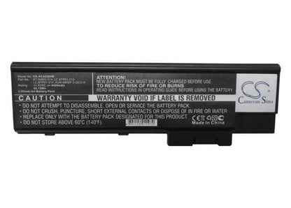 14.8V, 4400mAh, Li-ion Battery fits Acer, Aspire 3661wlmi, Aspire 3682wxc, 65.12Wh