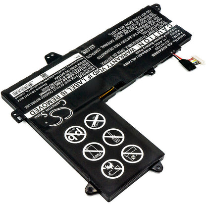 11.4V, 4100mAh, Li-Polymer Battery fits Asus, E402ma, E402ma-1r, 46.74Wh