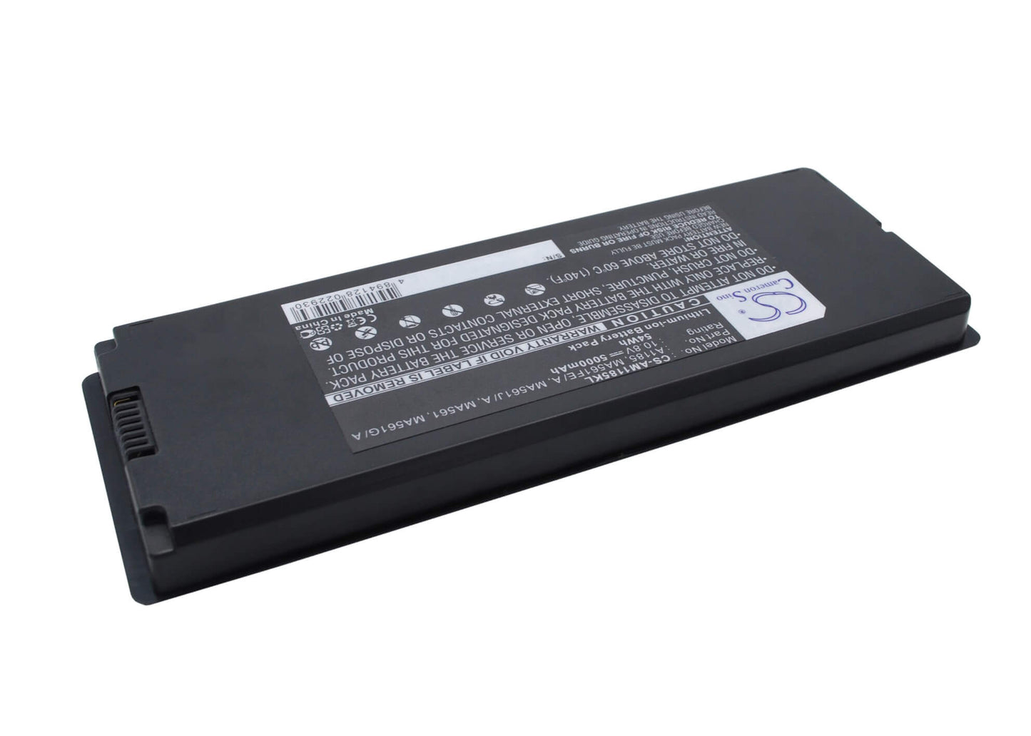 10.8V, 5000mAh, Li-Polymer Battery fits Apple, Macbook 13" A1181, Macbook 13" Ma472, 54Wh