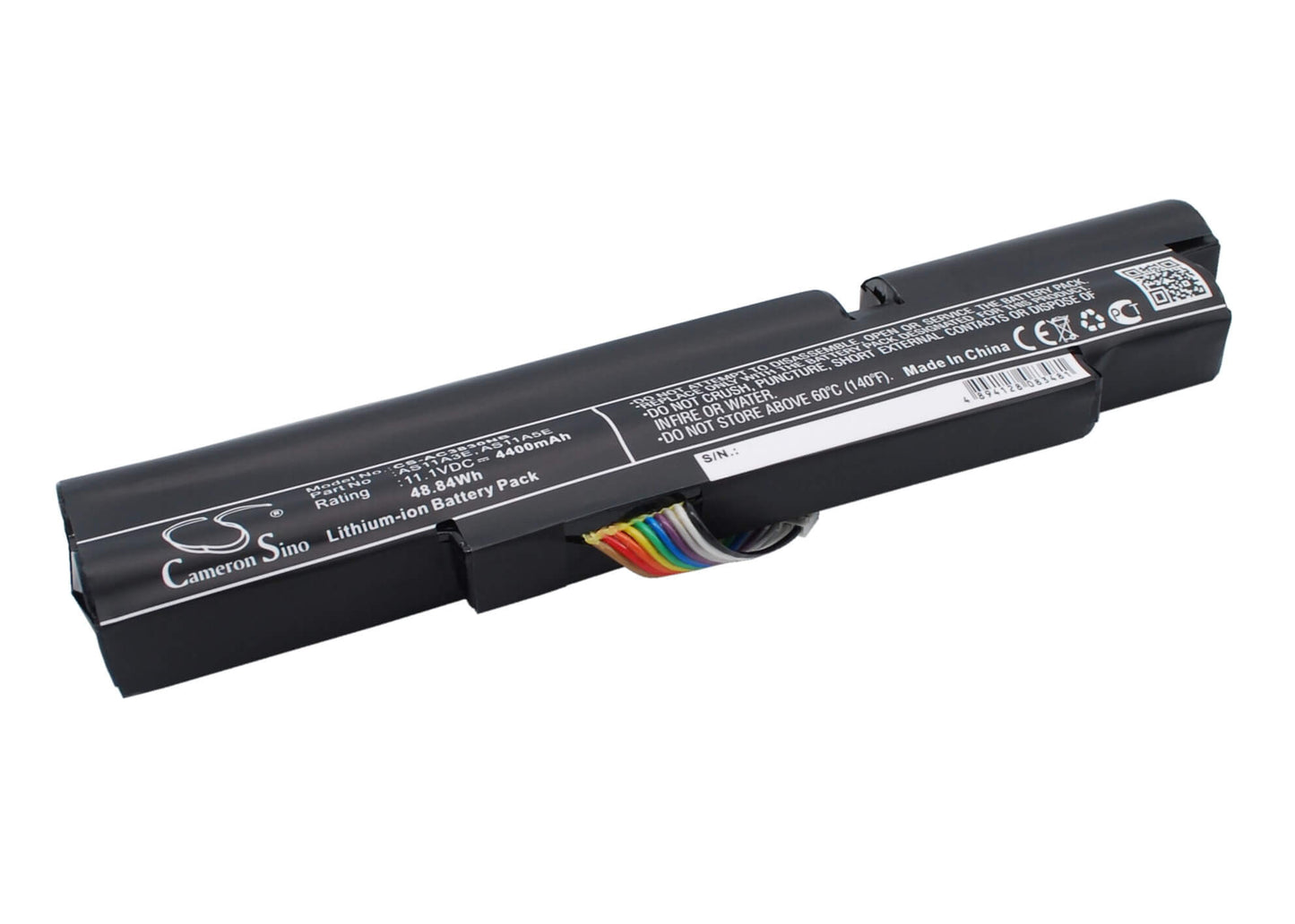 11.1V, 4400mAh, Li-ion Battery fits Acer, Aspire 4830t-6642, Aspire 4830t-6678, 48.84Wh