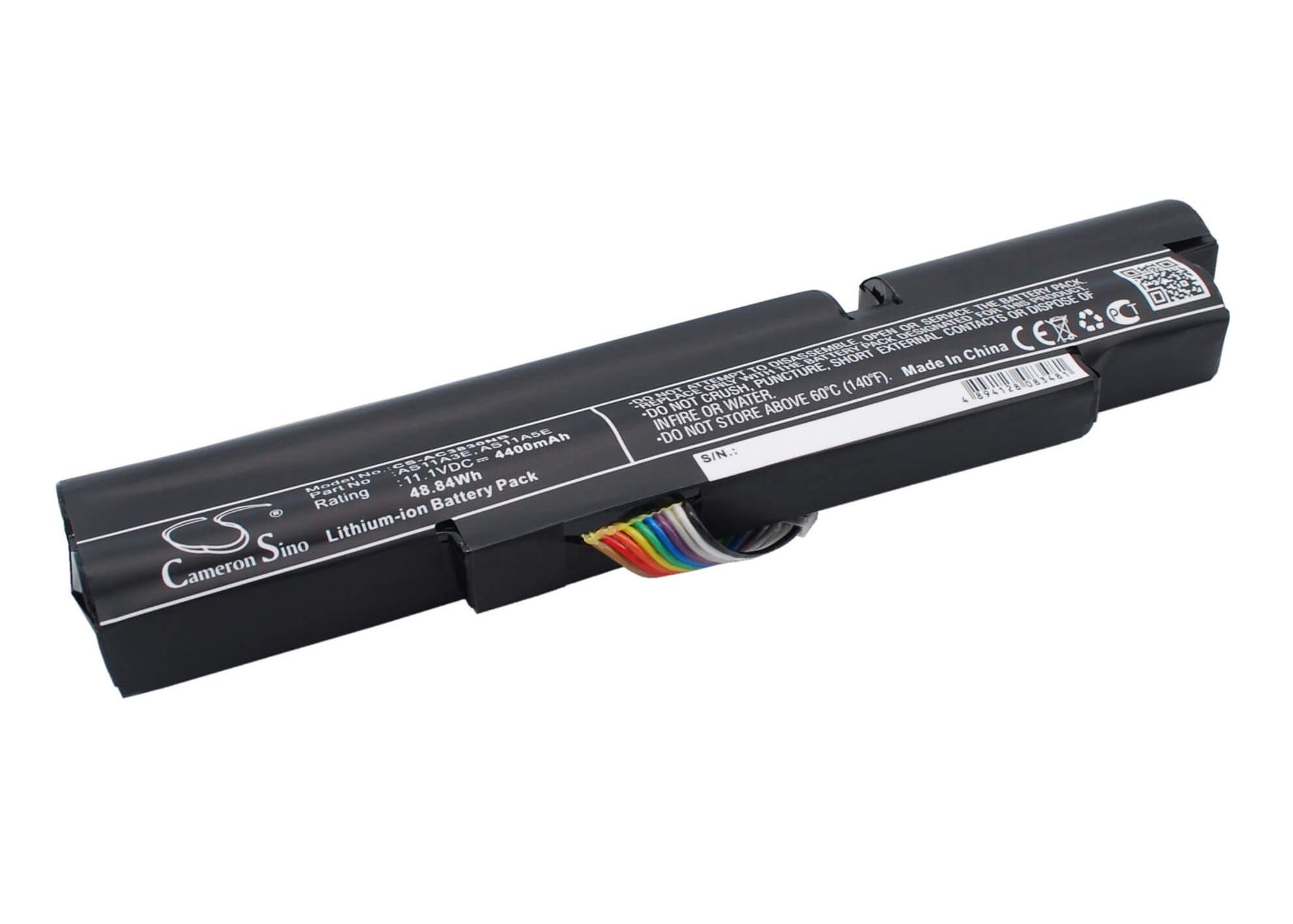 11.1V, 4400mAh, Li-ion Battery fits Gateway, Id47h, Id47h02c, 48.84Wh