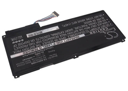 11.1V, 5900mAh, Li-Polymer Battery fits Samsung, Np-sf310, Np-sf410, 65.49Wh