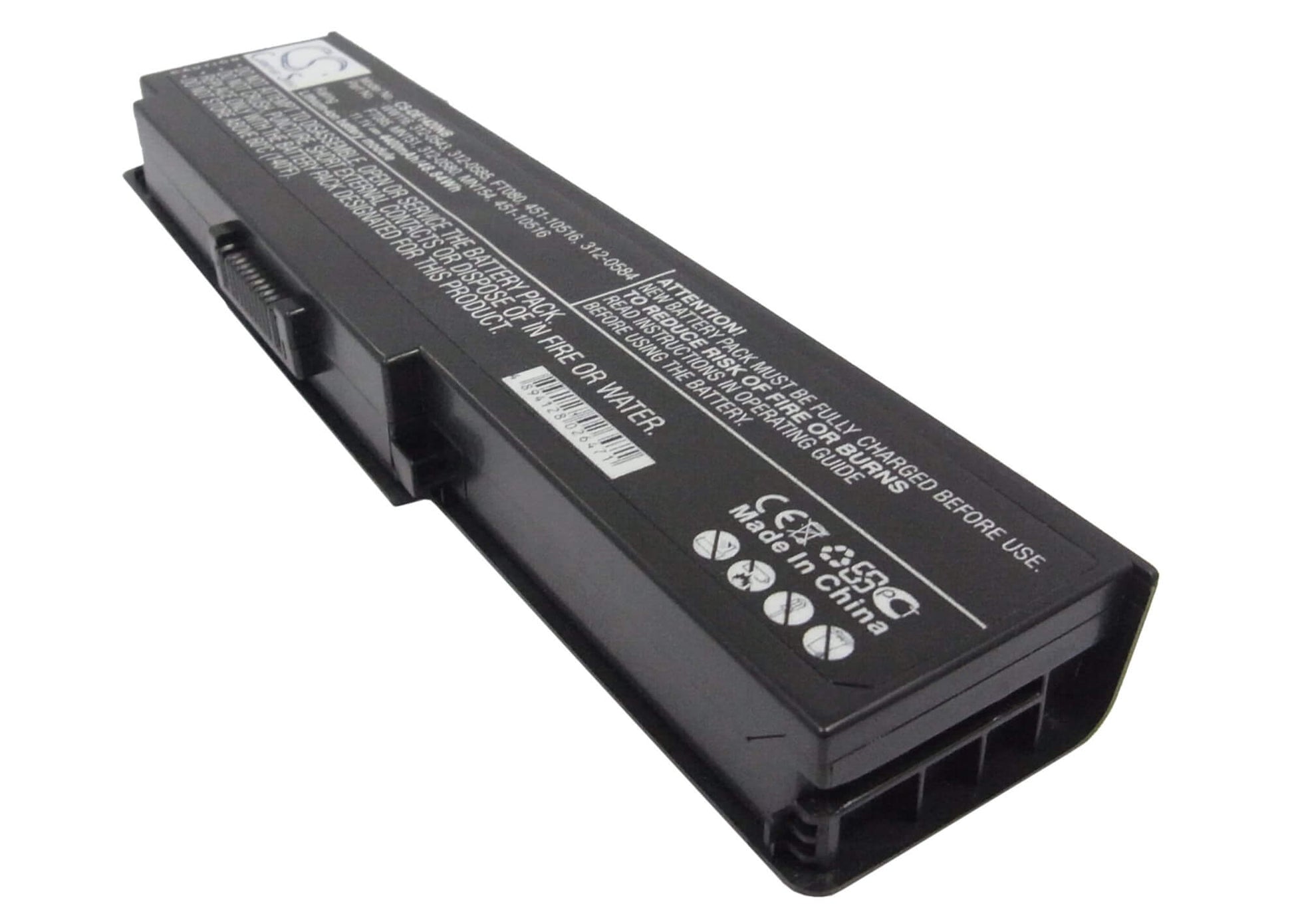 11.1V, 4400mAh, Li-ion Battery fits Dell, Inspiron 1420, Vostro 1400, 48.84Wh