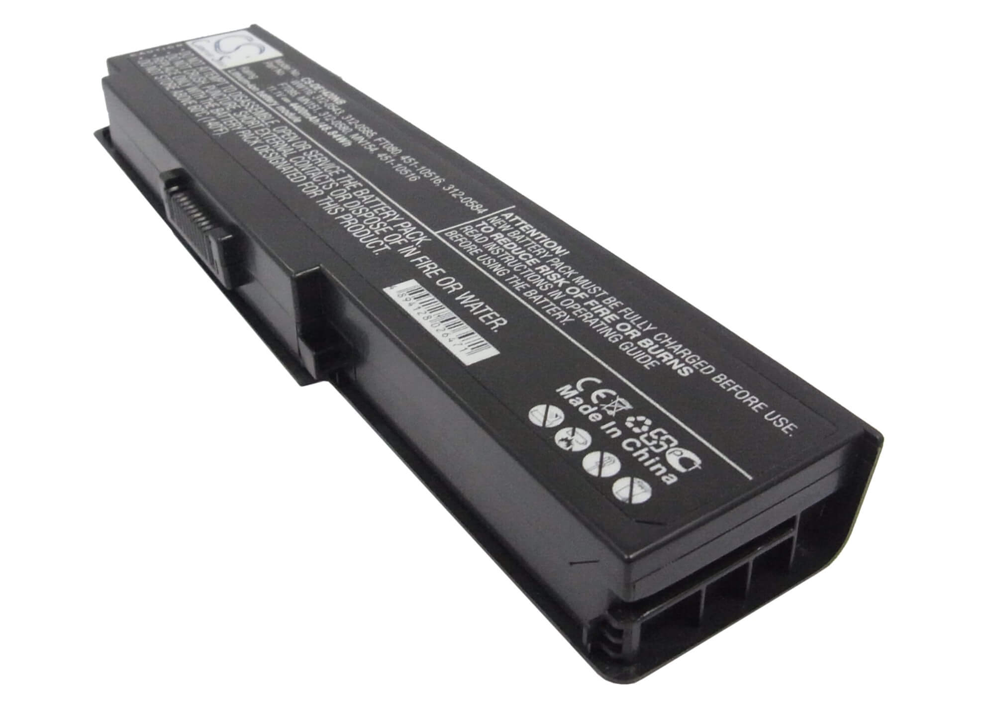 11.1V, 4400mAh, Li-ion Battery fits Dell, Inspiron 1420, Vostro 1400, 48.84Wh