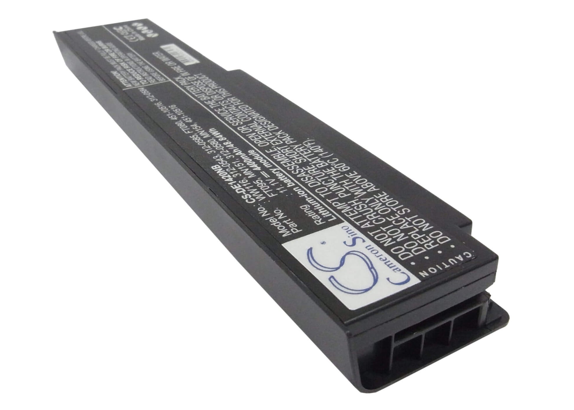 11.1V, 4400mAh, Li-ion Battery fits Dell, Inspiron 1420, Vostro 1400, 48.84Wh
