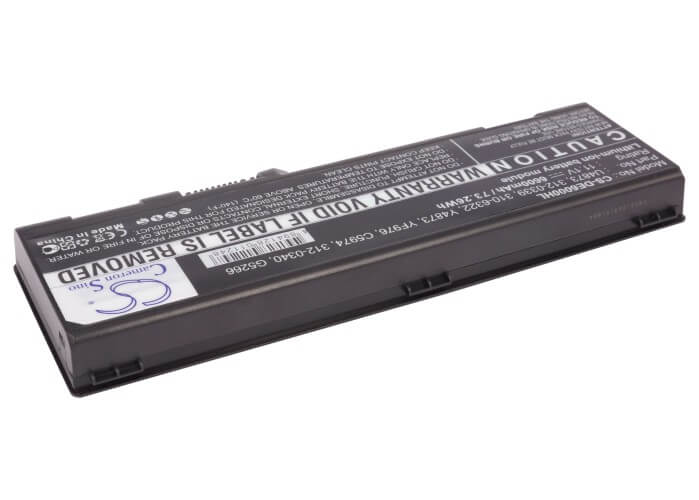 11.1V, 6600mAh, Li-ion Battery fits Dell, Inspiron 6000, Inspiron 9200, 73.26Wh