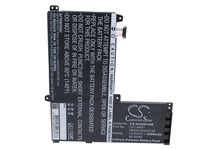 14.8V, 4500mAh, Li-Polymer Battery fits Asus, Q501l, Q501la, 66.6Wh