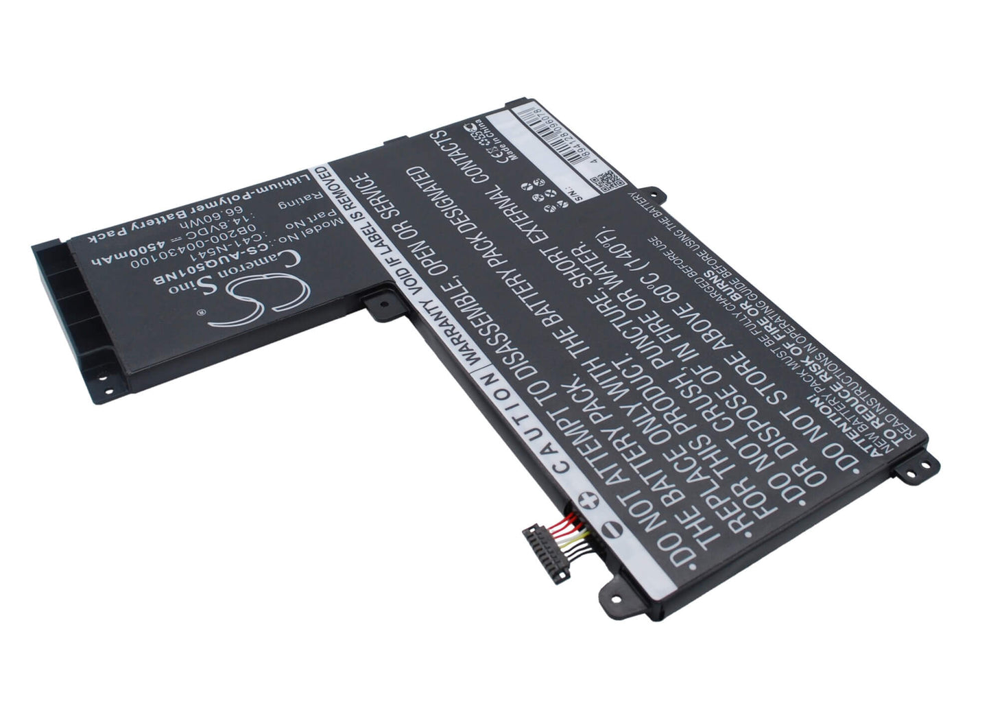 14.8V, 4500mAh, Li-Polymer Battery fits Asus, Q501l, Q501la, 66.6Wh