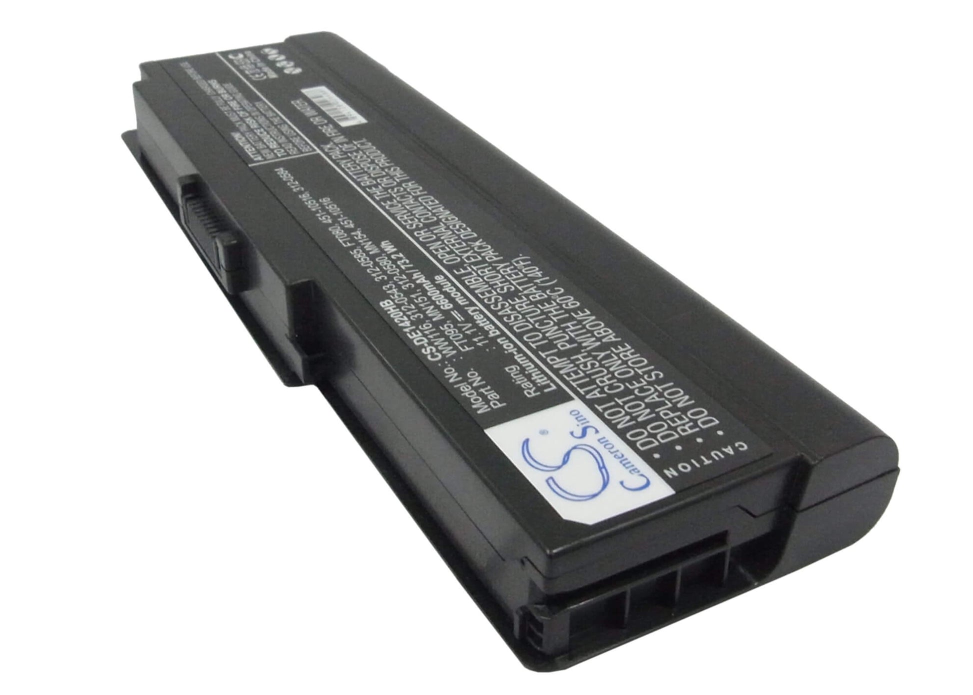11.1V, 6600mAh, Li-ion Battery fits Dell, Inspiron 1420, Vostro 1400, 73.26Wh