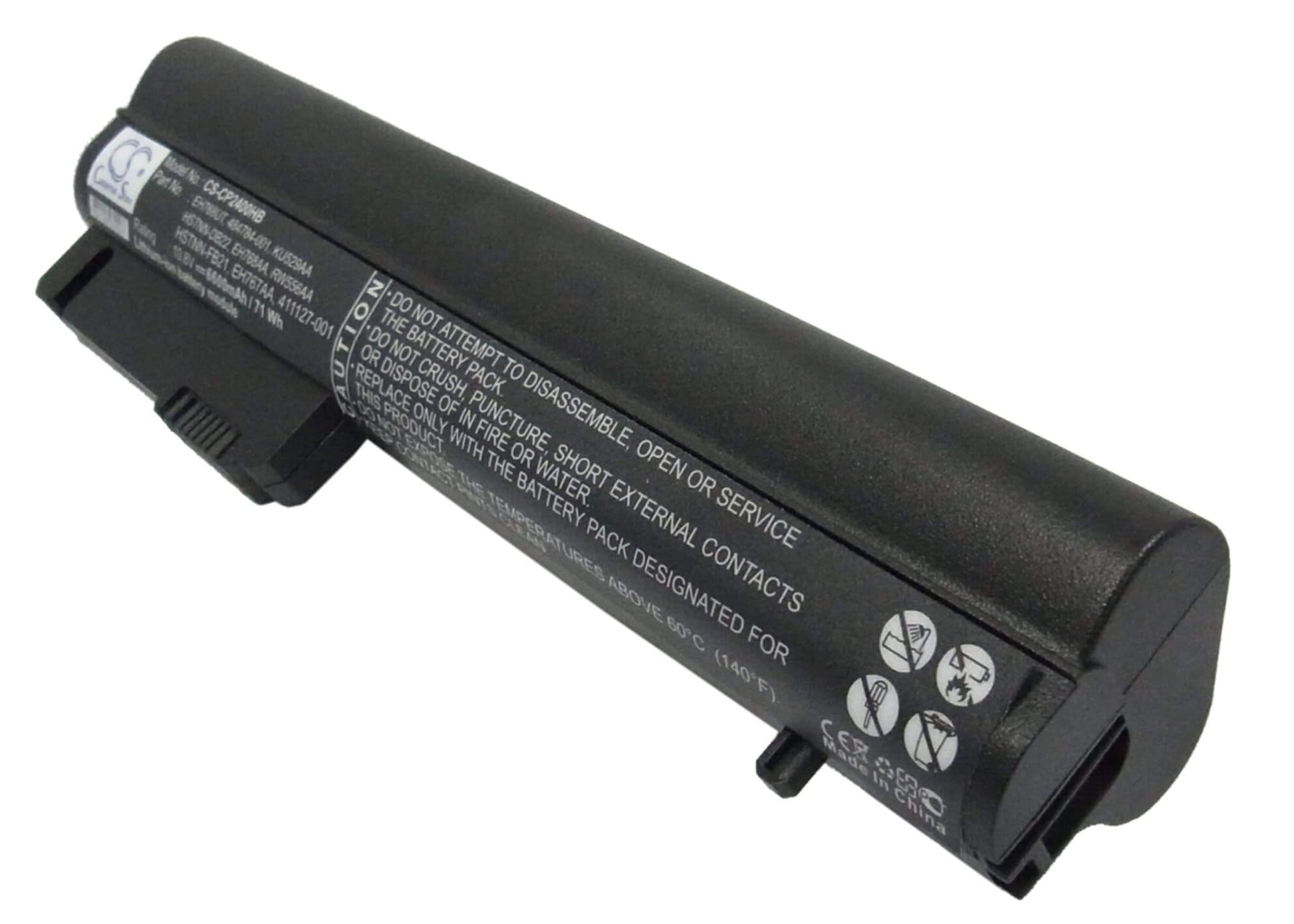 10.8V, 6600mAh, Li-ion Battery fits Hp, 2533t, Elitebook 2530p, 71.28Wh