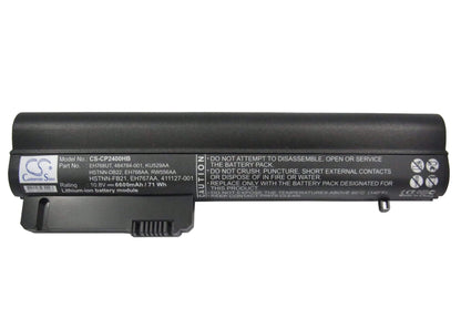 10.8V, 6600mAh, Li-ion Battery fits Hp, 2533t, Elitebook 2530p, 71.28Wh