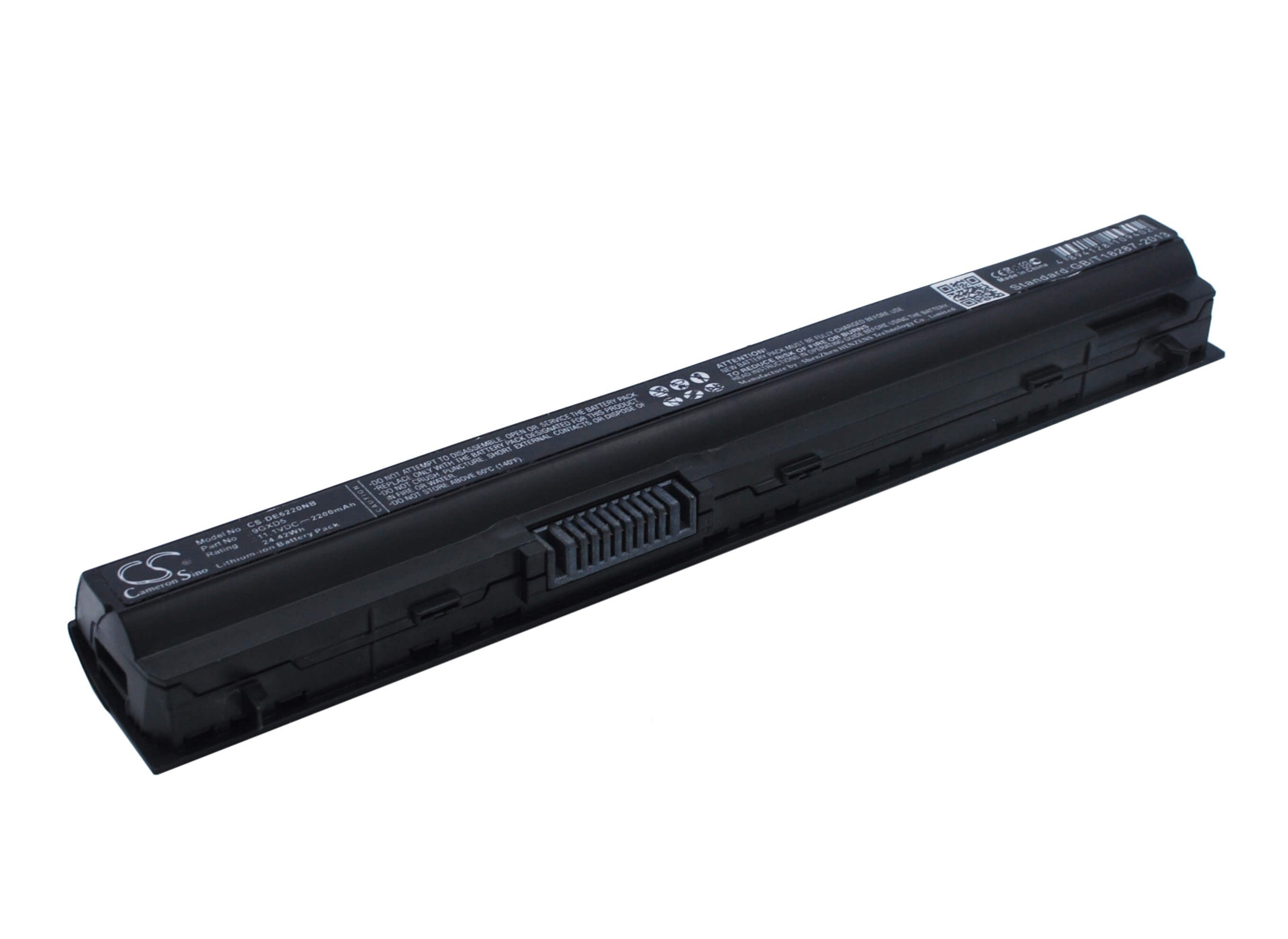 11.1V, 2200mAh, Li-ion Battery fits Dell, Latitude E5220, Latitude E6120, 24.42Wh