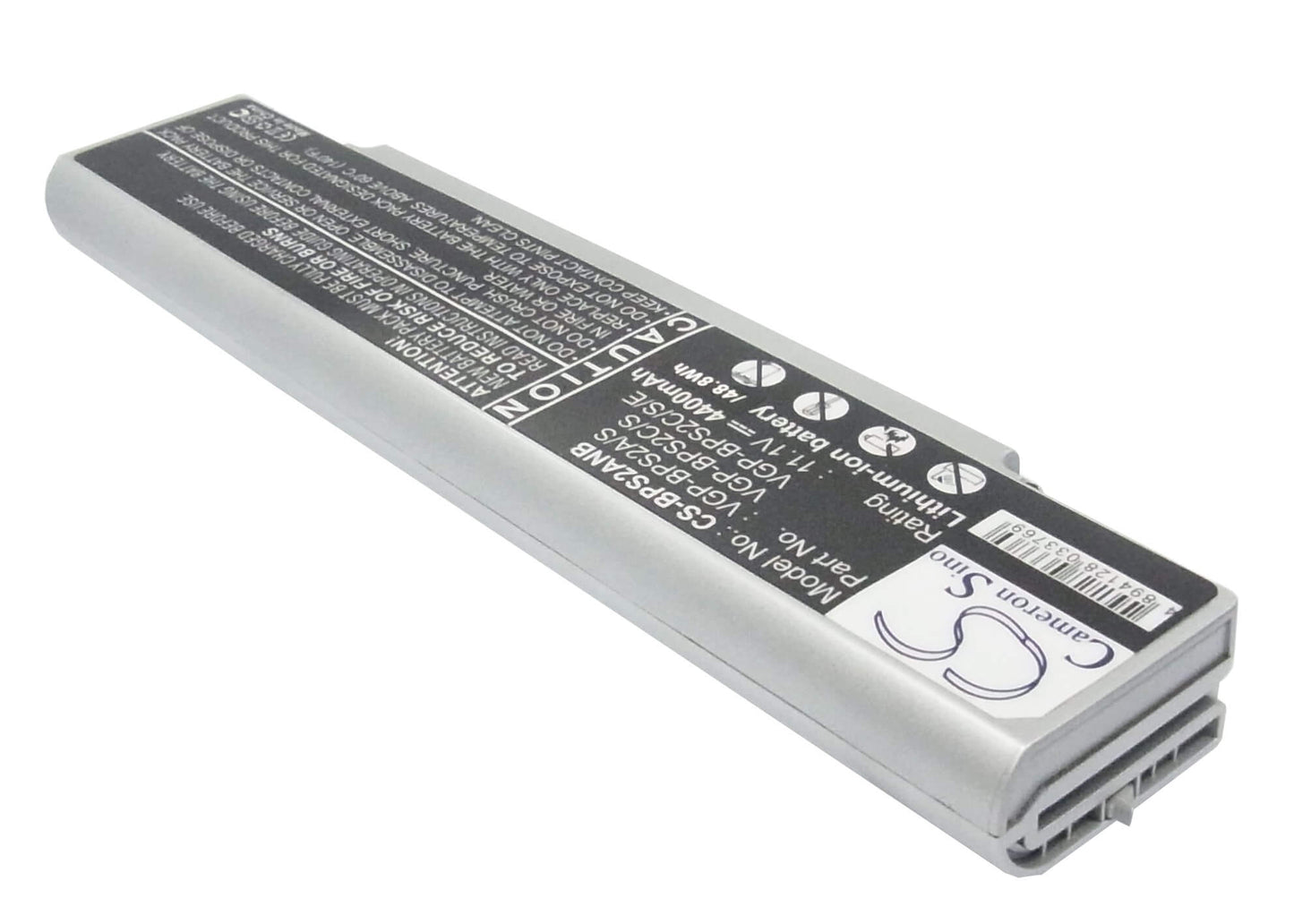 11.1V, 4400mAh, Li-ion Battery fits Sony, Vaio Vgc-la38g, Vaio Vgn-c140g/b, 48.84Wh