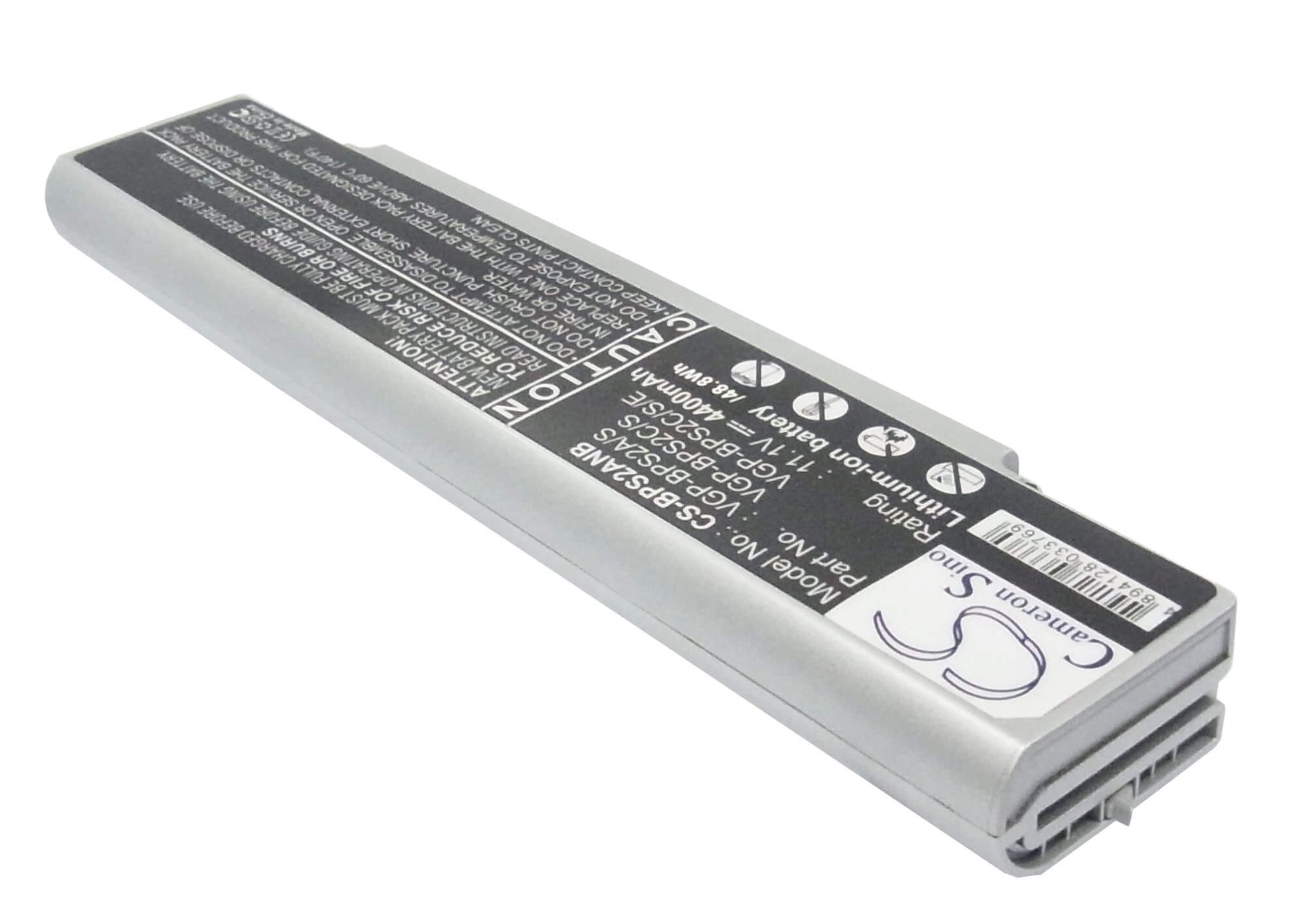 11.1V, 4400mAh, Li-ion Battery fits Sony, Vaio Vgc-la38g, Vaio Vgn-c140g/b, 48.84Wh