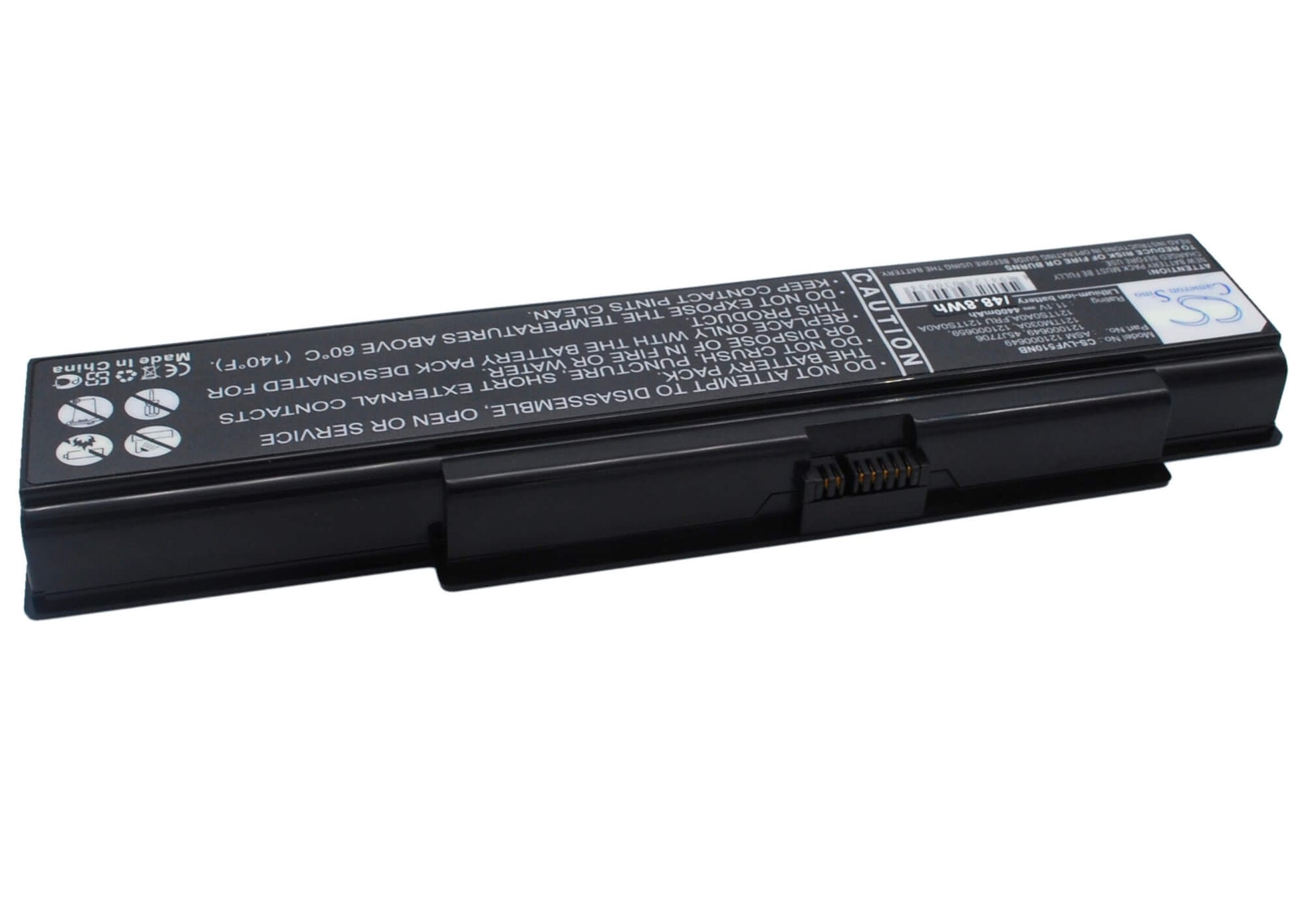 11.1V, 4400mAh, Li-ion Battery fits Lenovo, 3000 Y500, 3000 Y500 7761, 48.84Wh