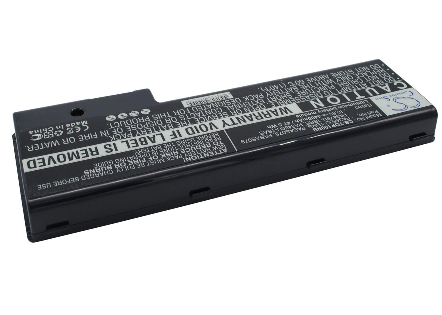 10.8V, 4400mAh, Li-ion Battery fits Toshiba, Satellite P100 Series, Satellite P100-102, 47.52Wh