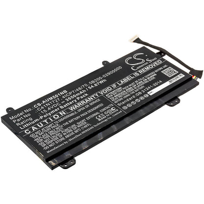 15.4V, 3550mAh, Li-Polymer Battery fits Asus, Gm501gm, Gm501gm-0021a8750h, 54.67Wh