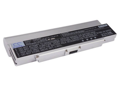 Silver, 11.1V, 8800mAh, Li-ion Battery fits Sony, Aio Vgn-ar760, Vaio Pcg-5g1l, 97.68Wh
