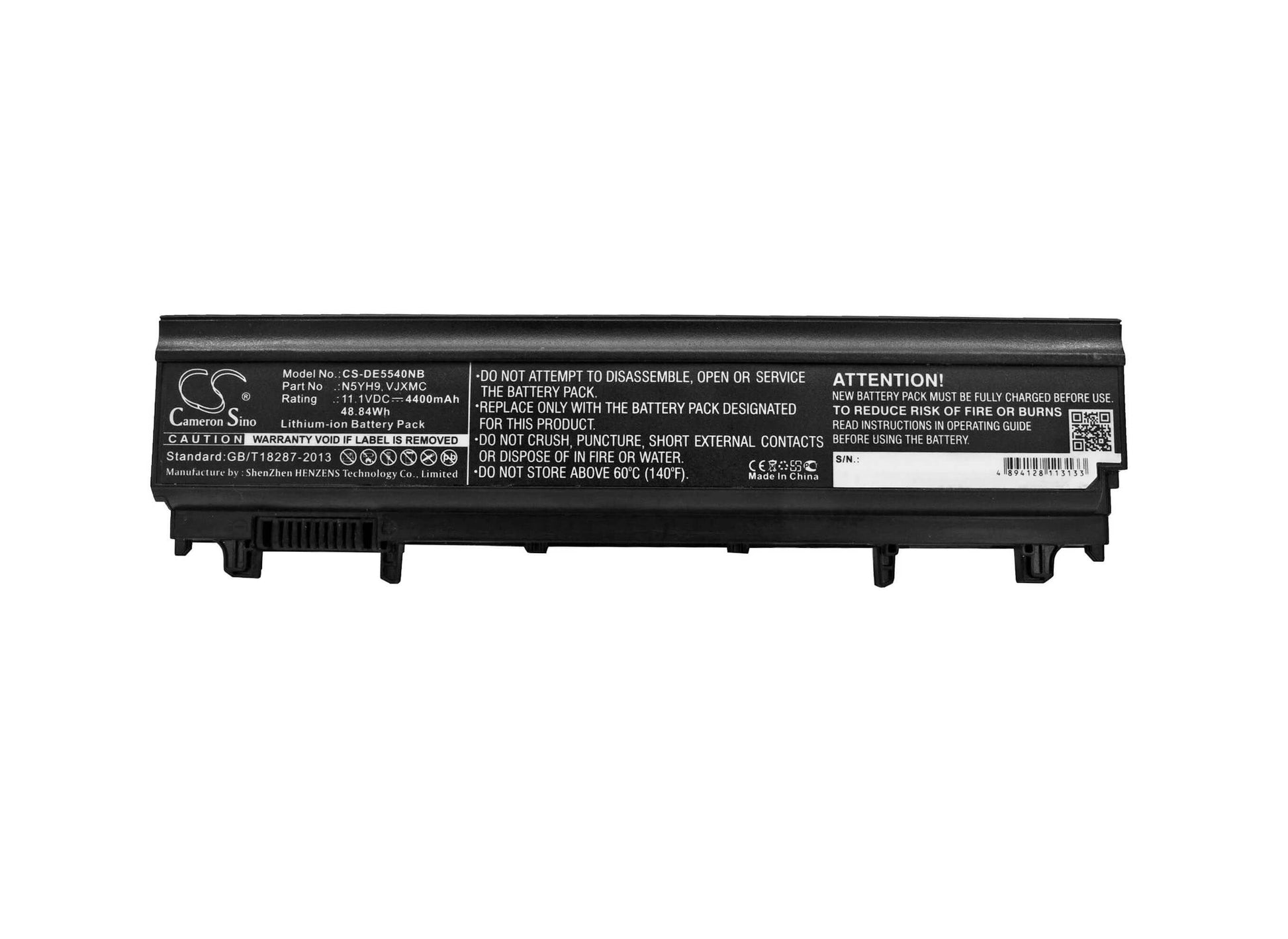 11.1V, 4400mAh, Li-ion Battery fits Dell, Latitude 14, Latitude 14 5000, 48.84Wh