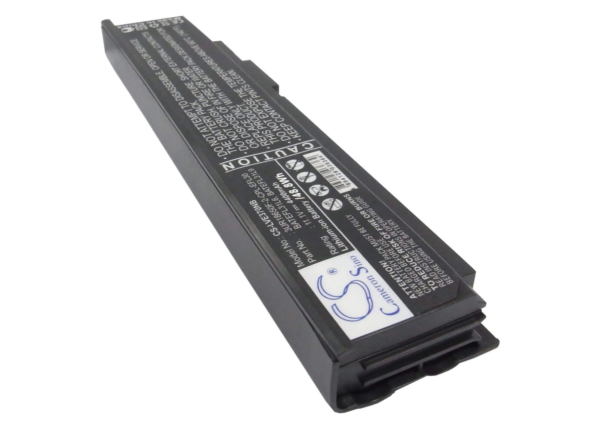 11.1V, 4400mAh, Li-ion Battery fits Lenovo, E370, Y100, 48.84Wh