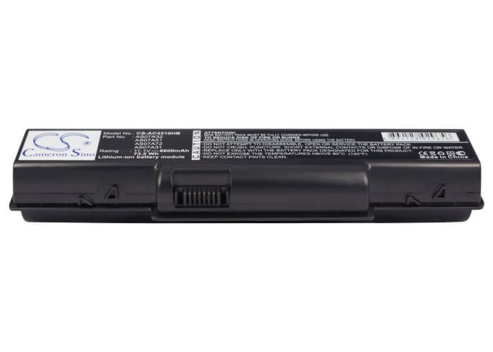 11.1V, 6600mAh, Li-ion Battery fits Acer, Aspire 2930, Aspire 2930-582g25mn, 73.26Wh