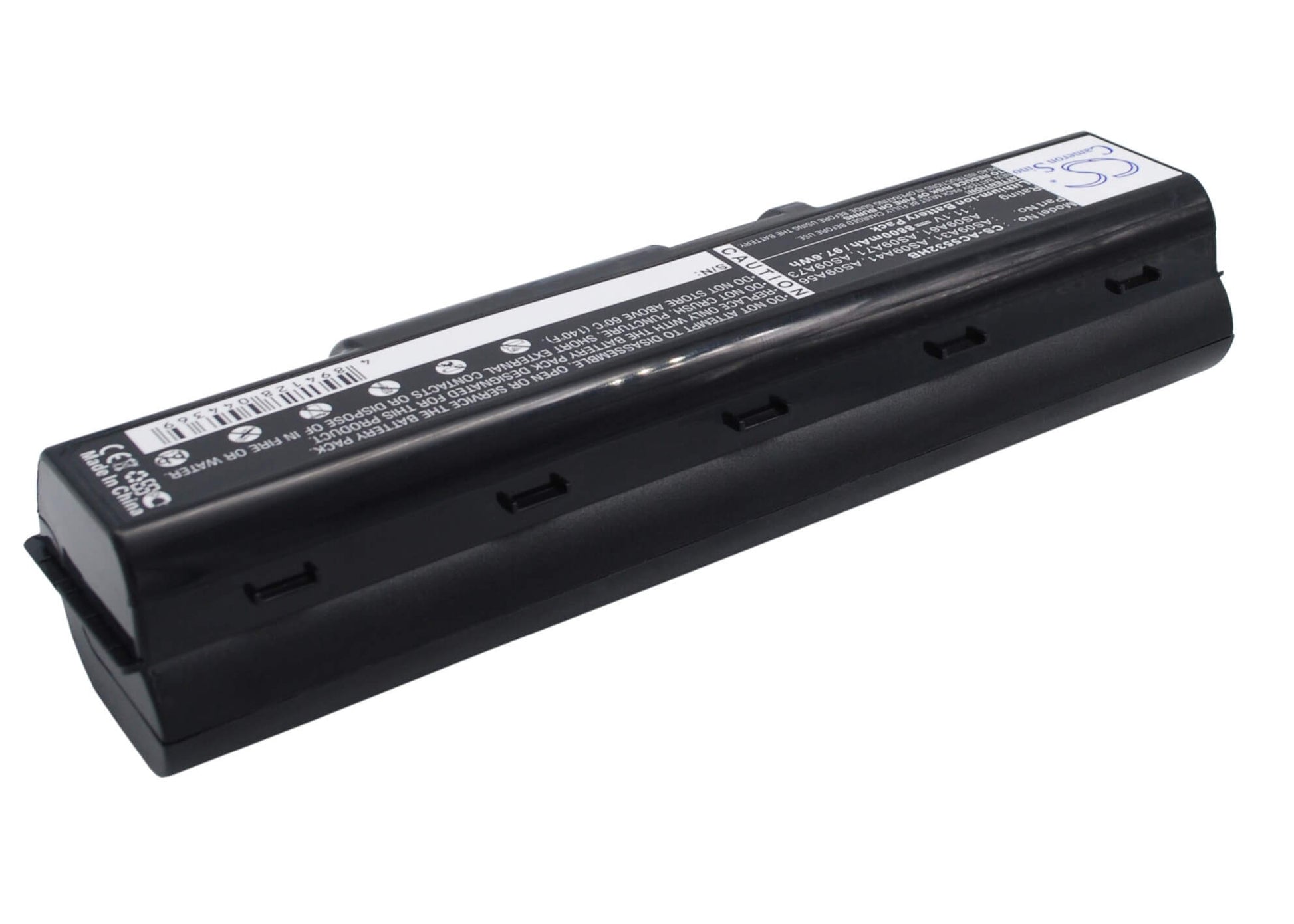 11.1V, 8800mAh, Li-ion Battery fits Gateway, Nv52, Nv5207u, 97.68Wh