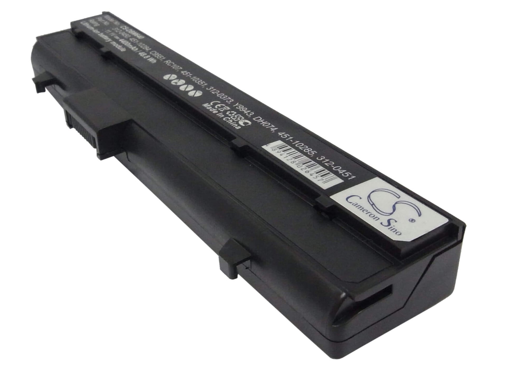 11.1V, 4400mAh, Li-ion Battery fits Dell, Inspiron 630m, Inspiron 640m, 48.84Wh