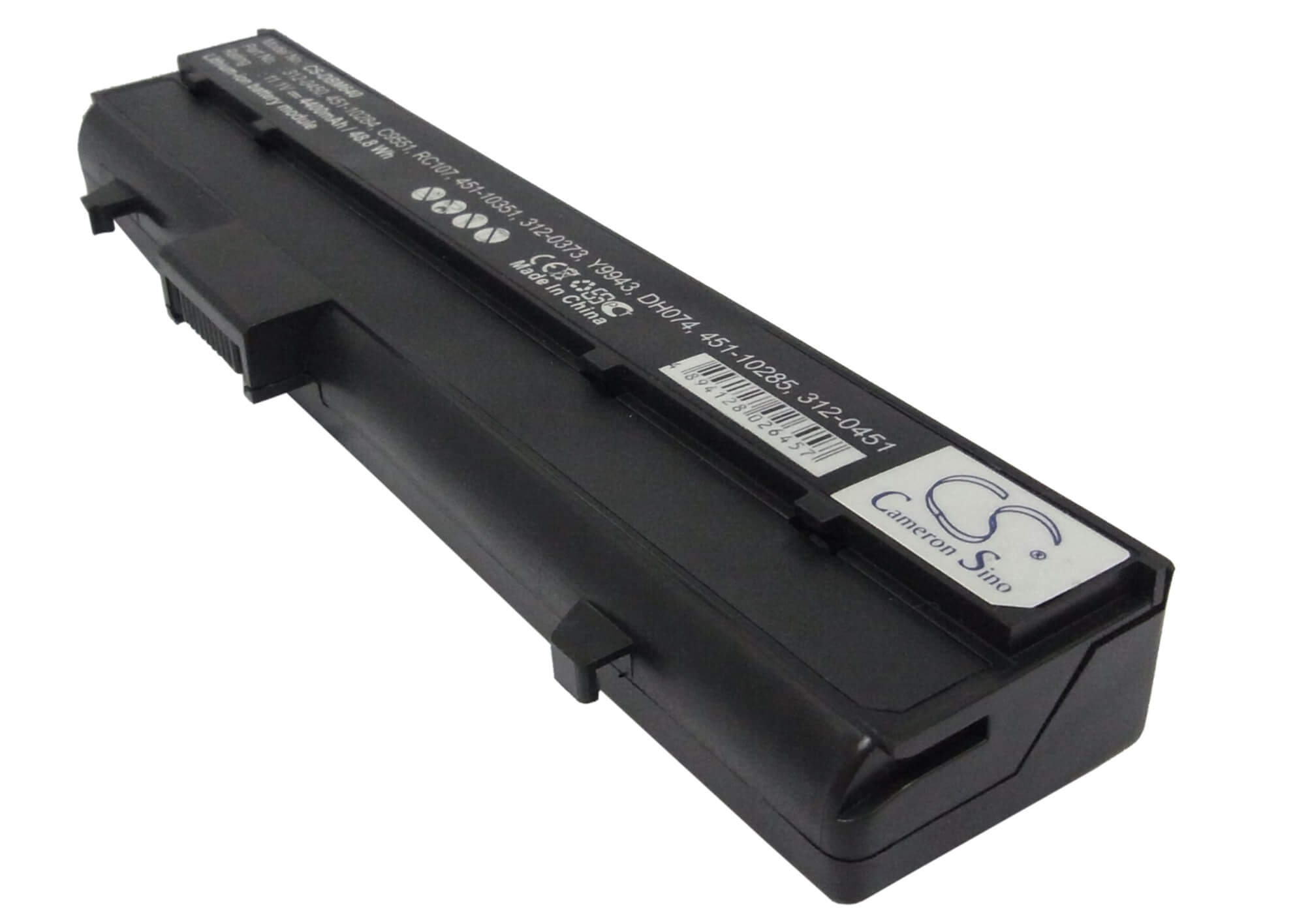 11.1V, 4400mAh, Li-ion Battery fits Dell, Inspiron 630m, Inspiron 640m, 48.84Wh