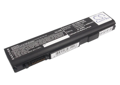 10.8V, 4400mAh, Li-ion Battery fits Toshiba, Dynabook Satellite B450/b, Dynabook Satellite B451, 47.52Wh
