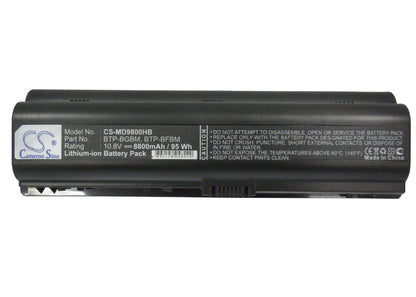 10.8V, 8800mAh, Li-ion Battery fits Medion, Md96442, Md96559, 95.04Wh