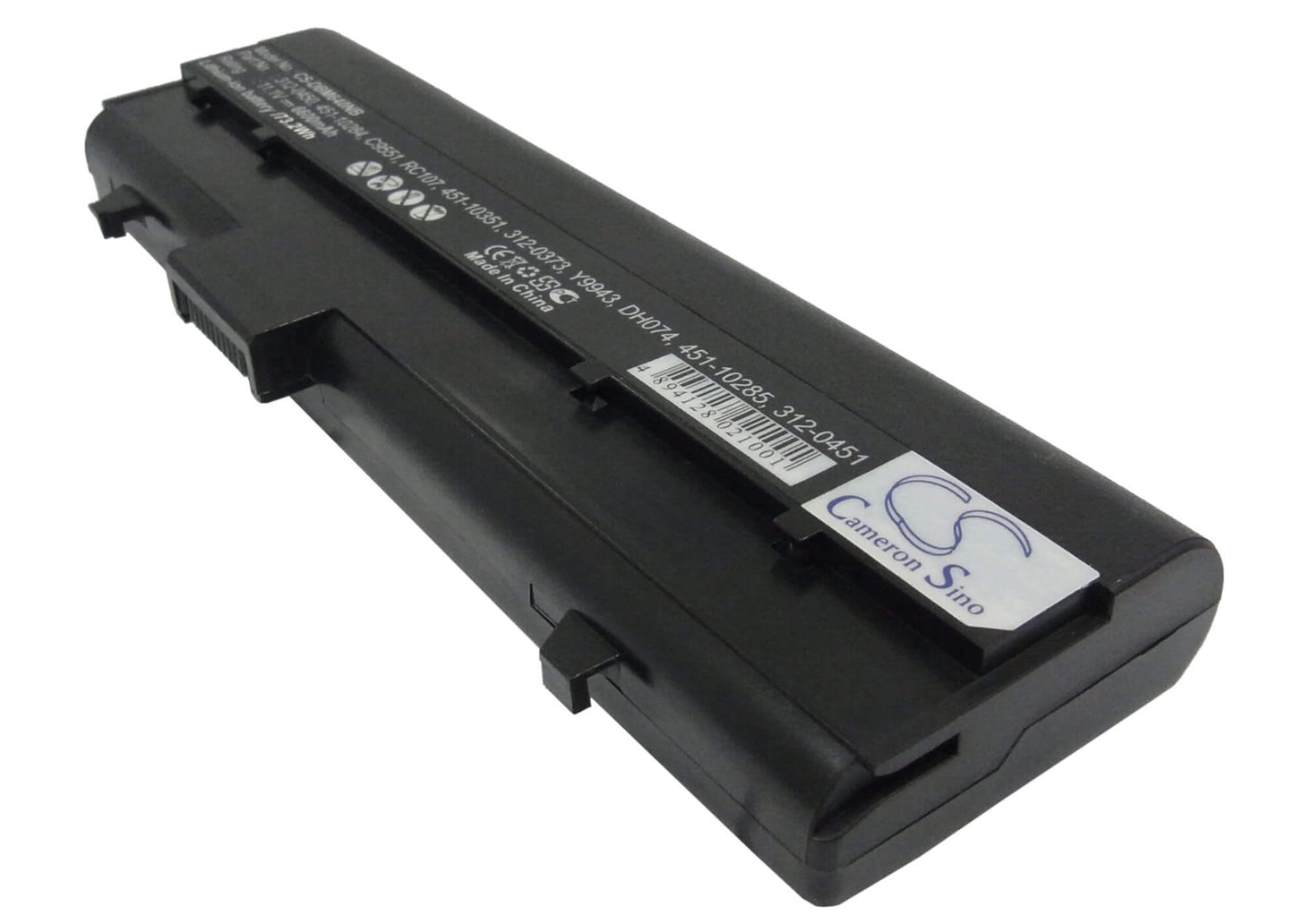 11.1V, 6600mAh, Li-ion Battery fits Dell, Inspiron 630m, Inspiron 640m, 73.26Wh